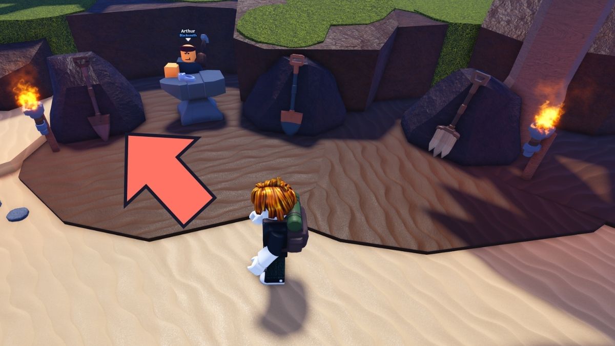 Pirate Shovel Location in Dig It