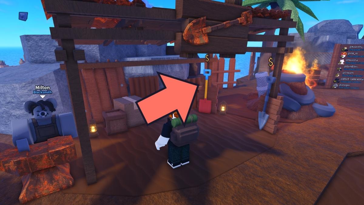 Toy Shovel location in Dig It