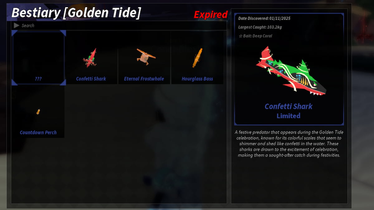 The Golden Tide Pool Bestiary