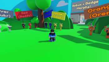 A player standing in Sprunki RP
