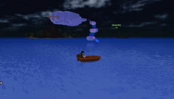 A Lunar Cloud Island in Dig It