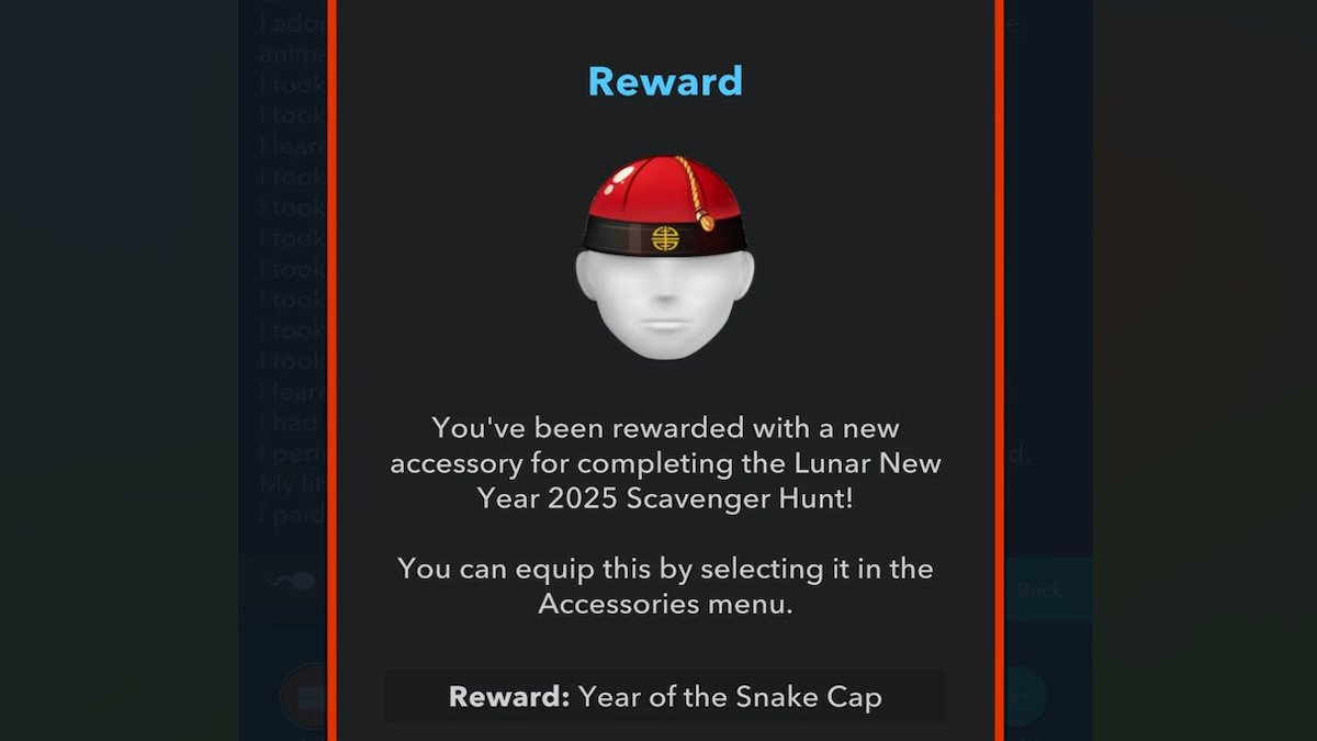 The Year of the Snake Cap in BitLife