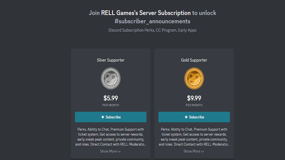 The Rell Seas Subscription