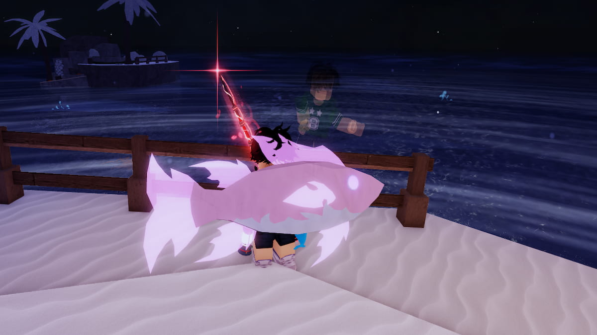 Un poisson Wrasse dans Roblox