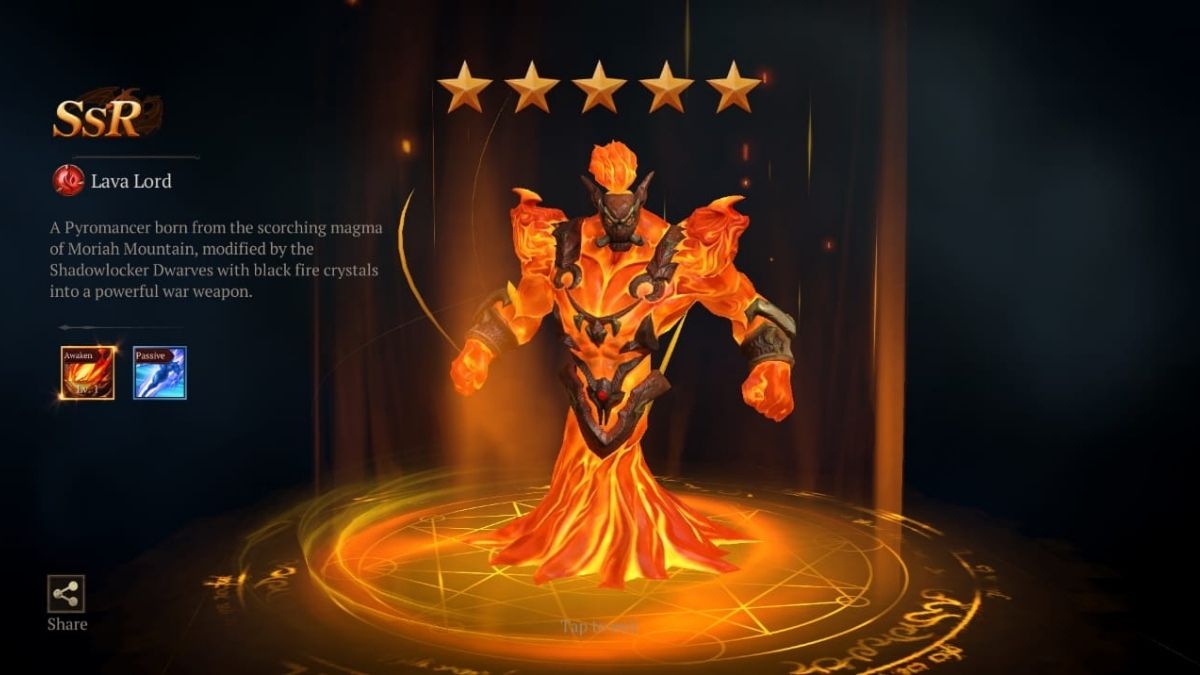 Lava Lord in The Dragon Odyssey