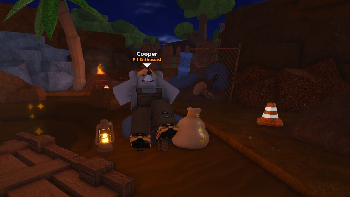 Cooper, Pit Enthusiast NPC in Dig It Roblox