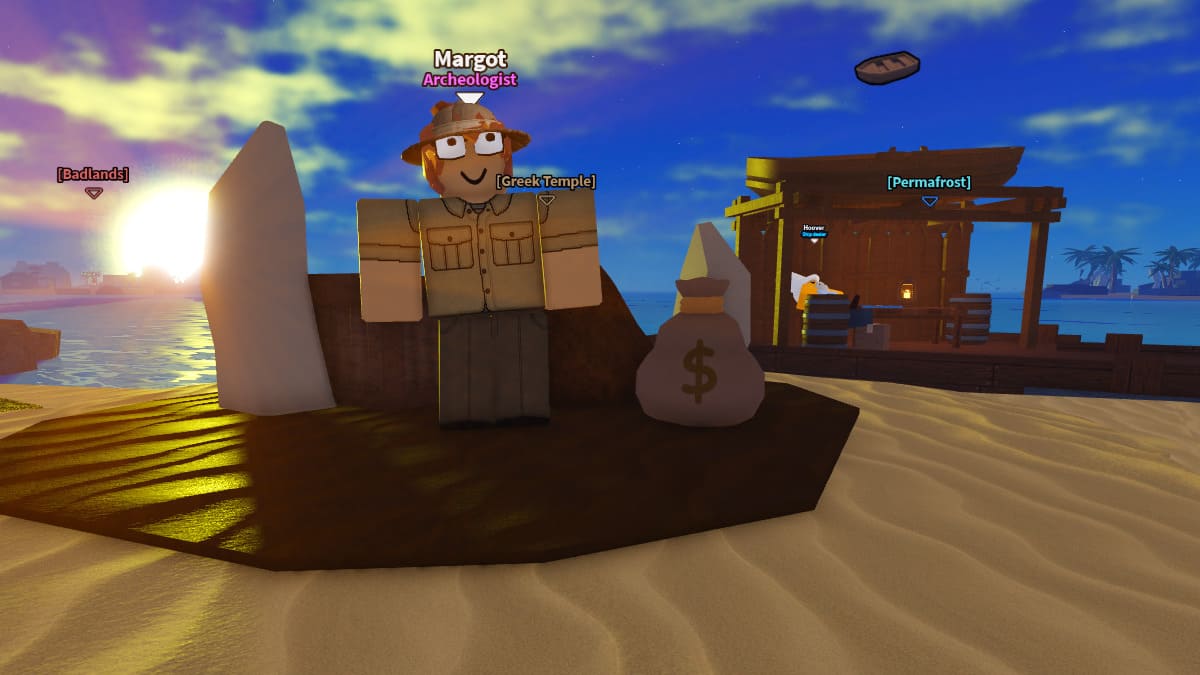 Margot, Archeologist NPC in Dig It Roblox