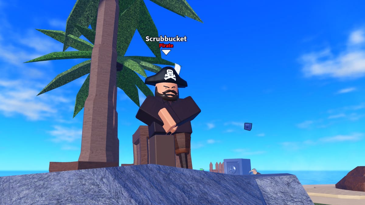 Scrubbucket, Pirate NPC in Dig It Roblox