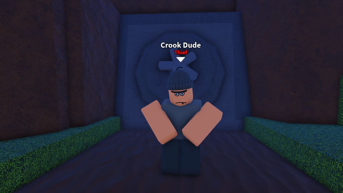 Crook Dude, Thief NPC in Dig It Roblox