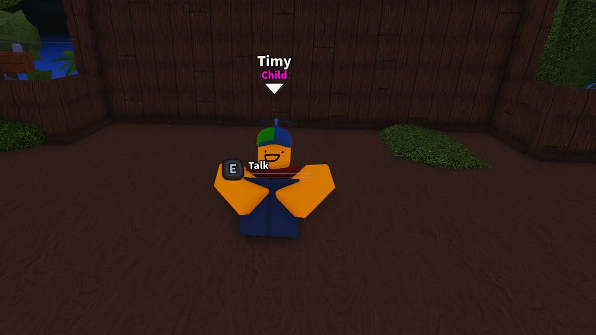 Timy, Child NPC in Dig It Roblox