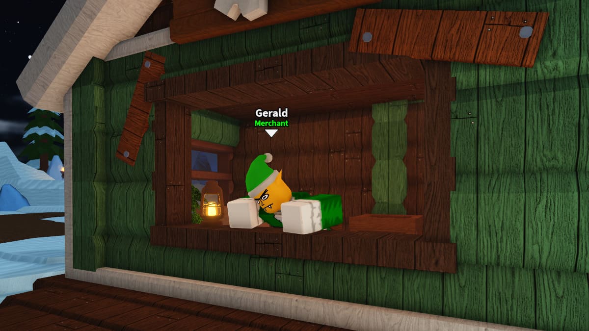 Gerald, Merchant NPC in Dig It Roblox