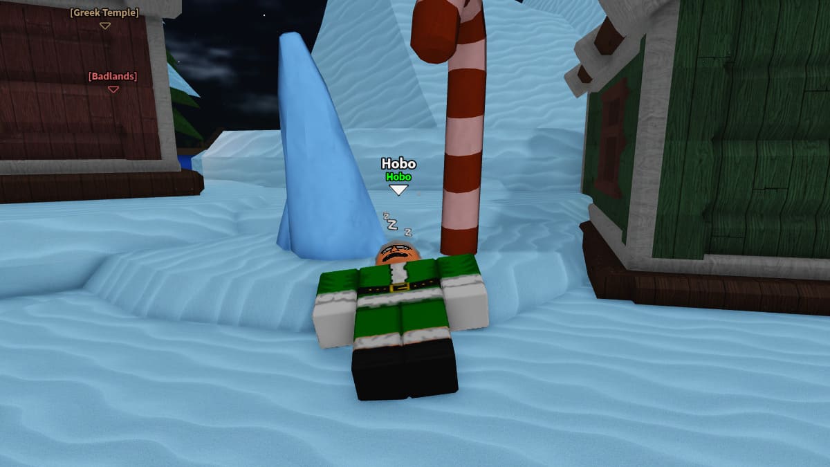 Hobo NPC in Dig It Roblox