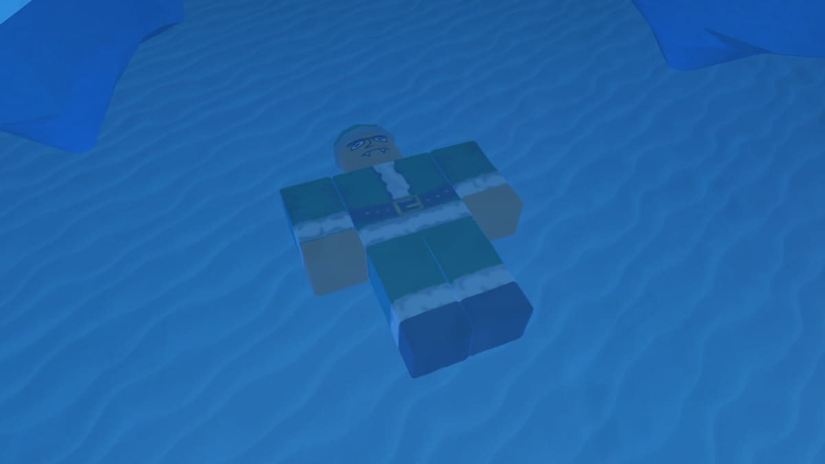 Frozen Elf NPC in Dig It Roblox