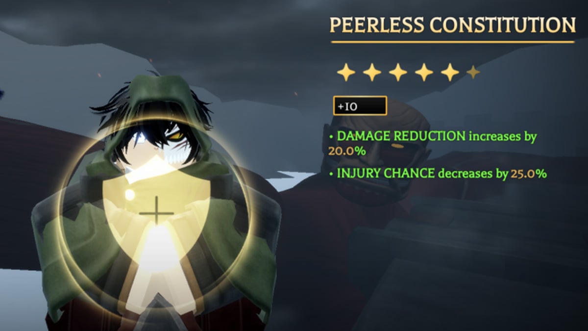 Peerless Constitution Perk in AoT: Revolution.