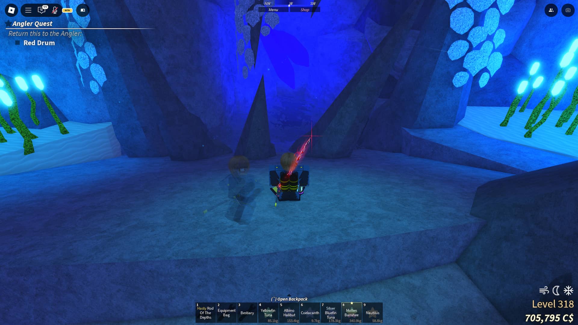 Ethereal Abyss atlantis entrance in fisch