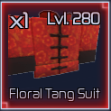 floral tang suit in jujutsu infinite