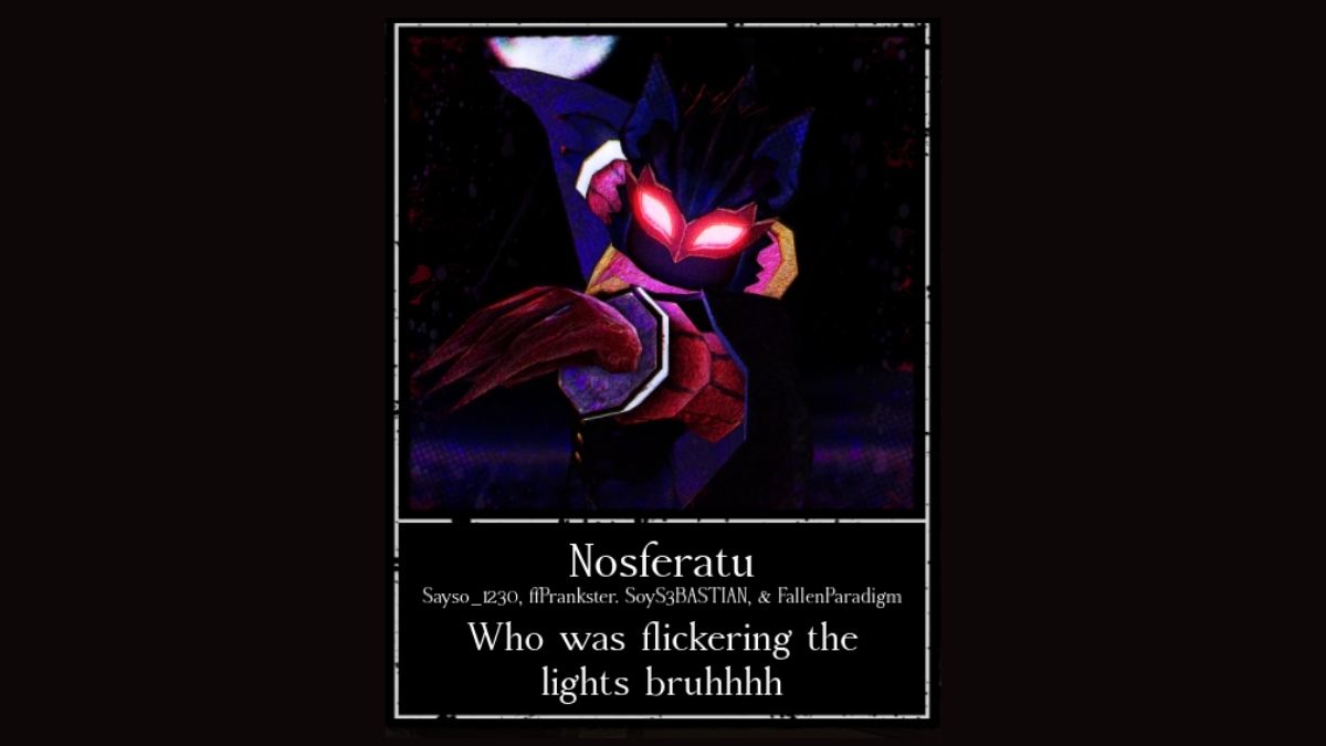 Nosferatu killer in Forsaken Roblox
