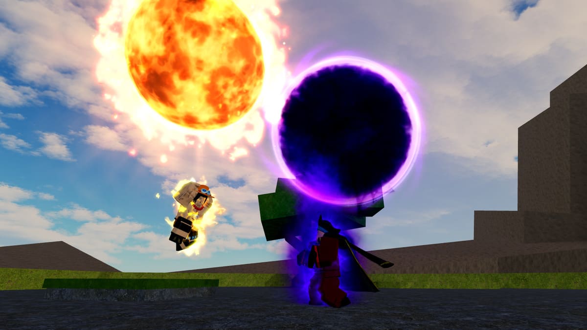 Fruit Reborn battle of flame and dark in Roblox