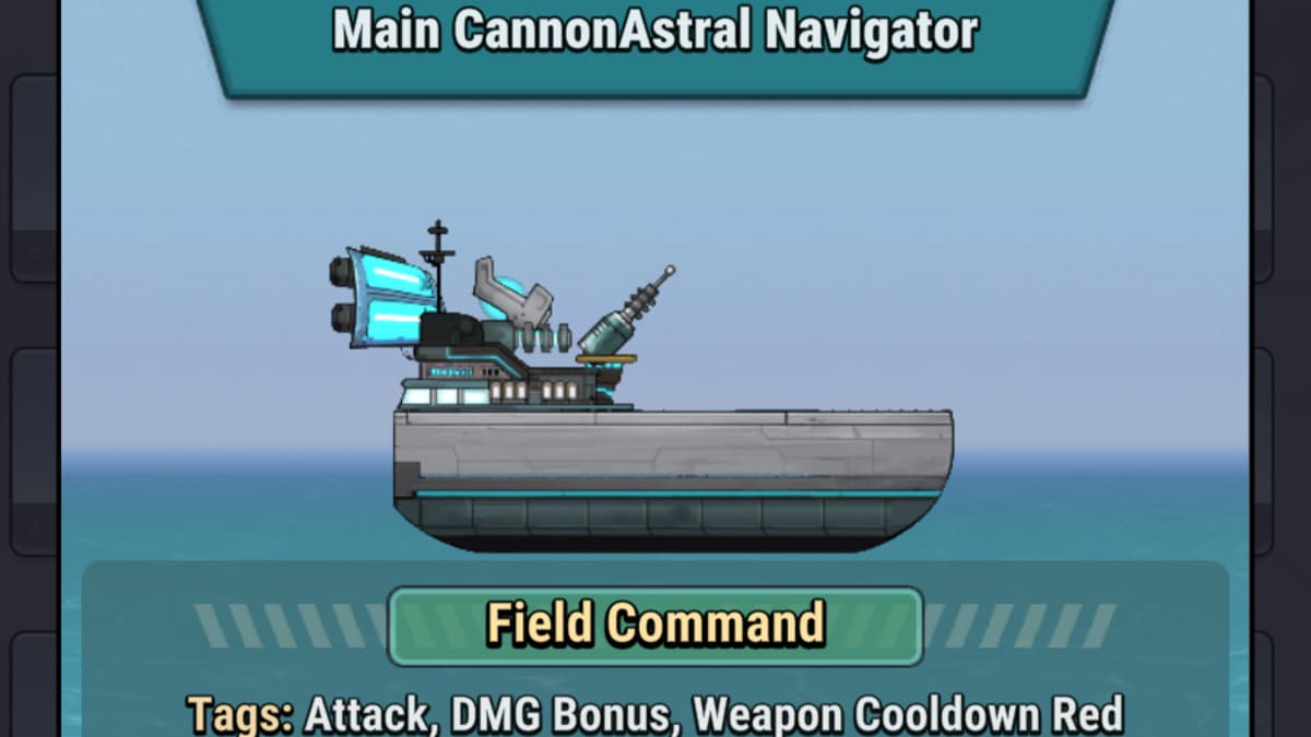 Field Command battle ship in High Seas Hero