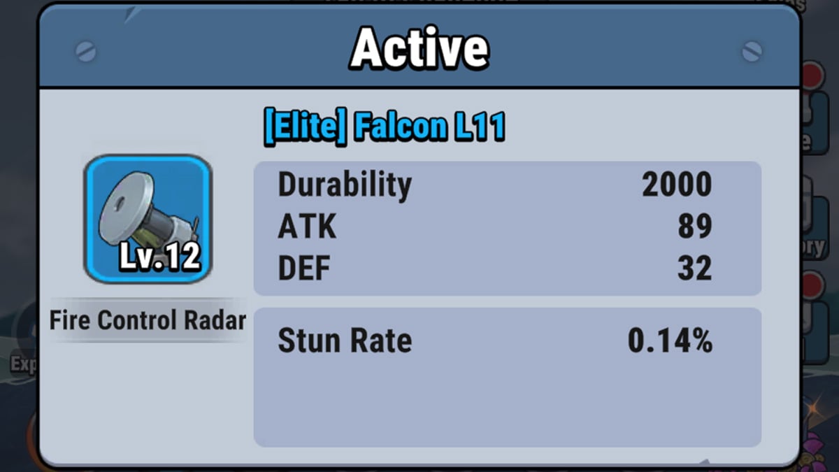 Active Falcon weapon in High Seas Hero