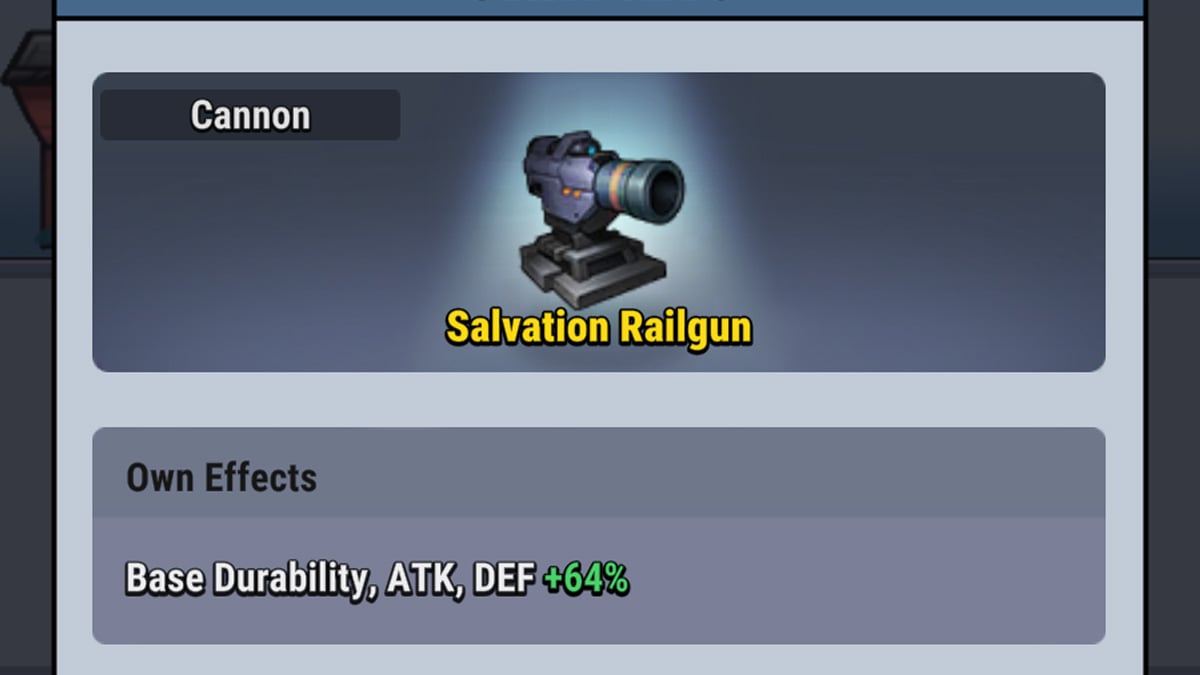 Salvation Railgun weapon skill in High Seas Hero