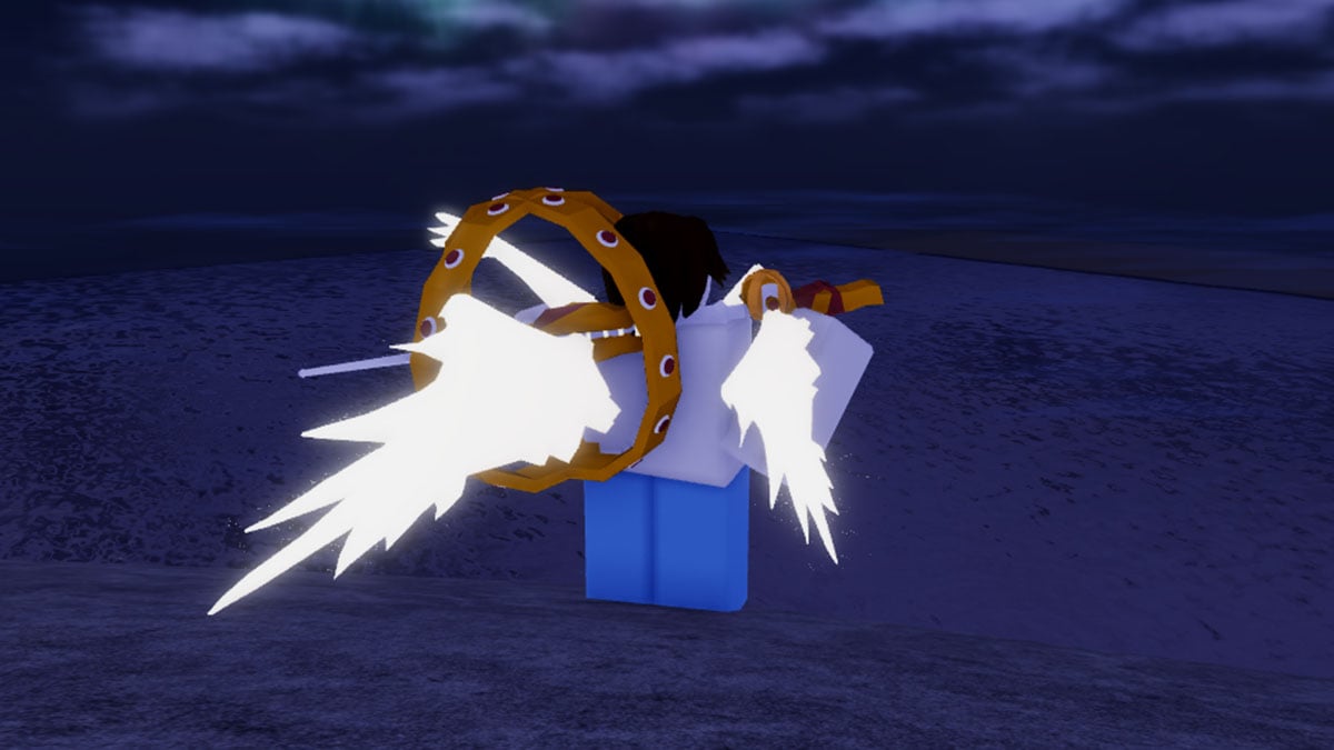 A player with the Seraphic Rod in Fisch.