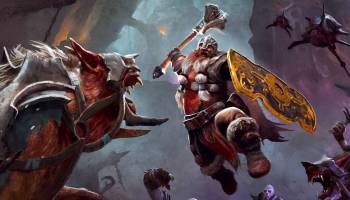 Warden fighting monsters in Jotunnslayer Hordes of Hel