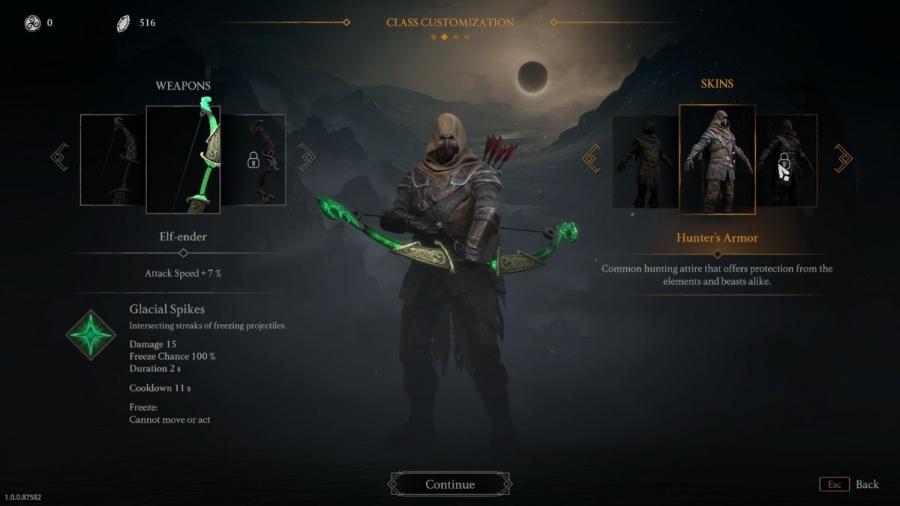 Revenant class customization in Jotunnslayer