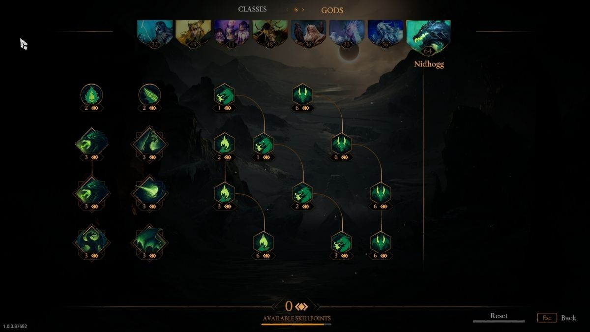 Nidhogg skills in Jotunnslayer