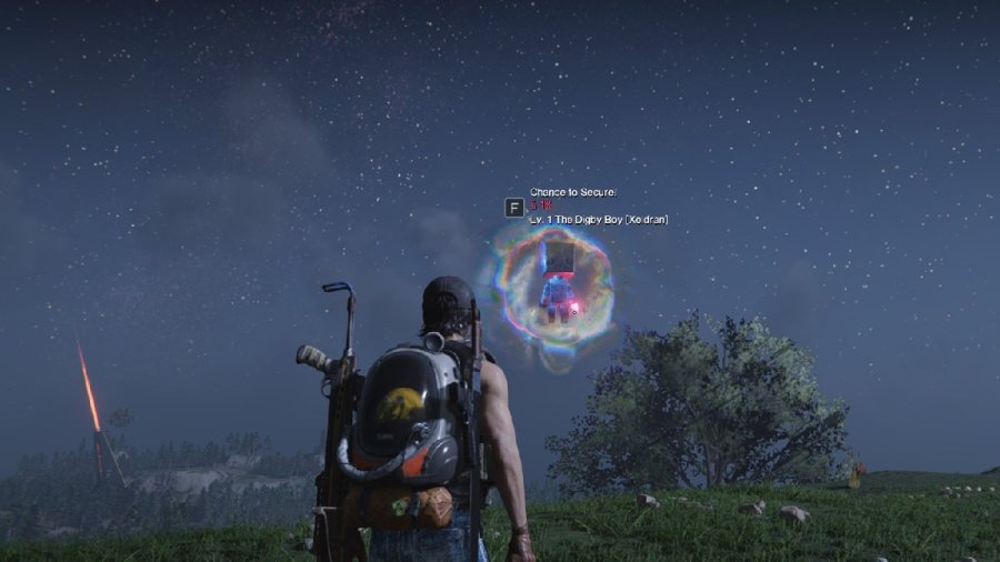 The Digby Boy Deviant floating above the player in Once Human.