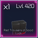 red trousers of good luck in jujutsu infinite