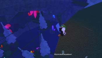 A person fishing in Calm Zone