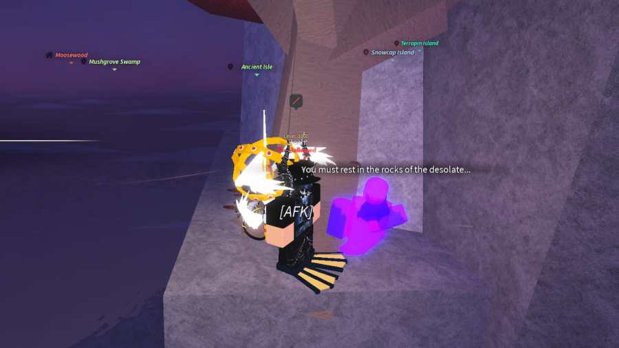 The Minish NPC in Fisch