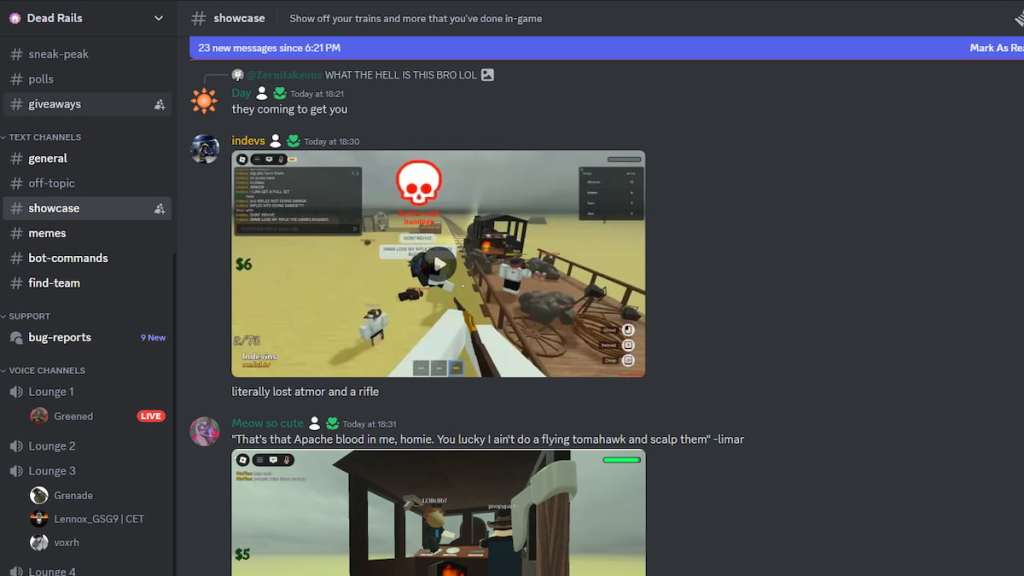 Dead rails trello and discord links roblox