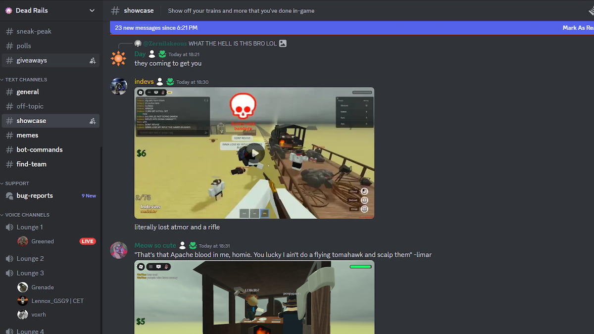 Dead rails trello and discord links roblox pro game guides