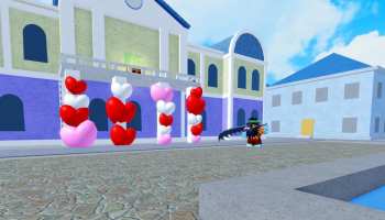 The Valentine event celebration in blox fruits