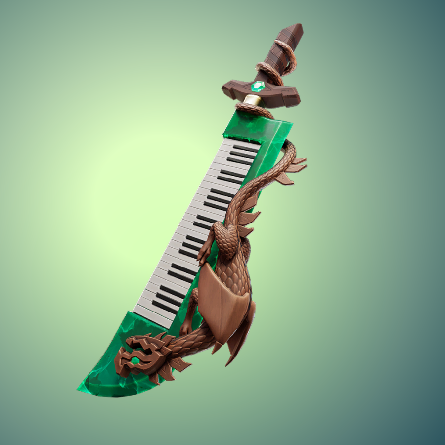 Jade Dragon Blade Keytar