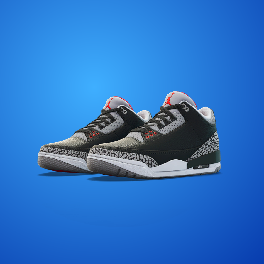 Air Jordan 3 ‘Black Cement-Gray’ shoes