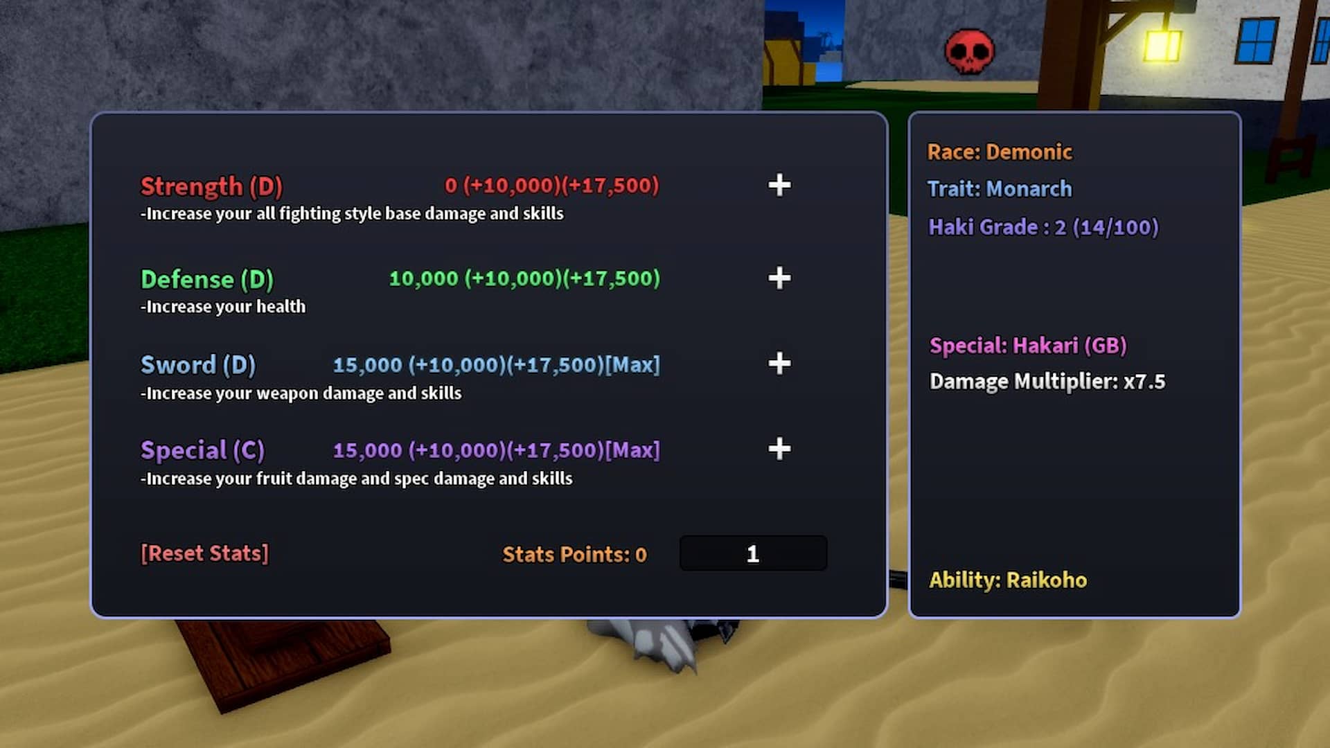 best stats distribution in verse piece