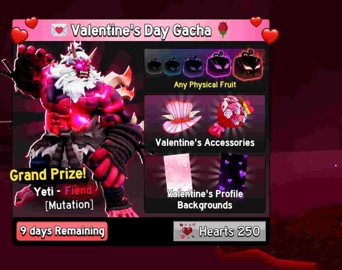 You can roll to check your luck and get rewards from the Gacha Dealer