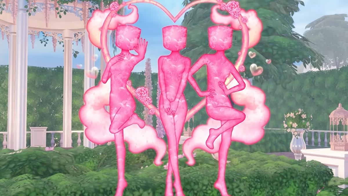 DTI Valentine’s Day pose pack.