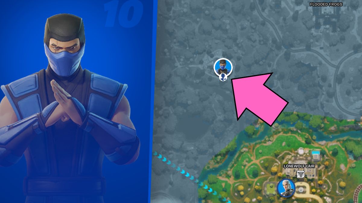 Shadow Blade Hope NPC location in Fortnite Chapter 6 Season 2