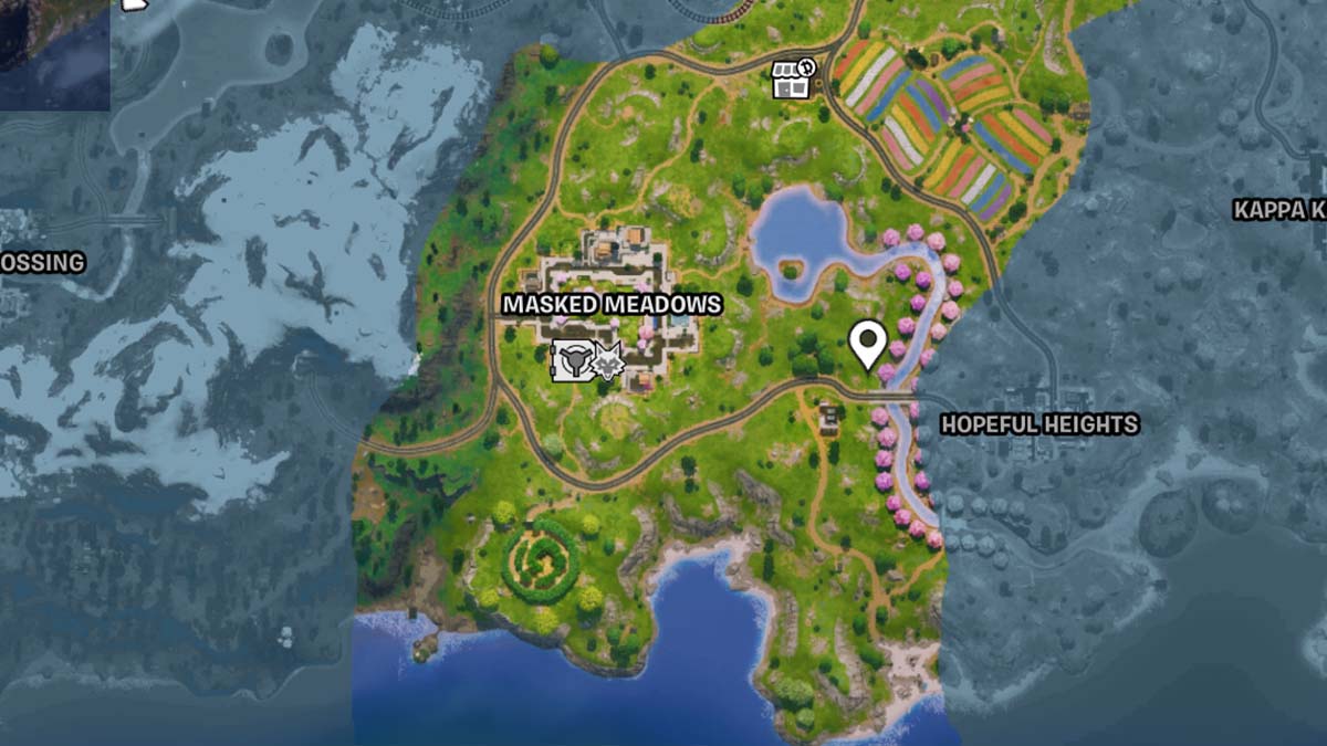 Fortnite Fletcher Kane location on map