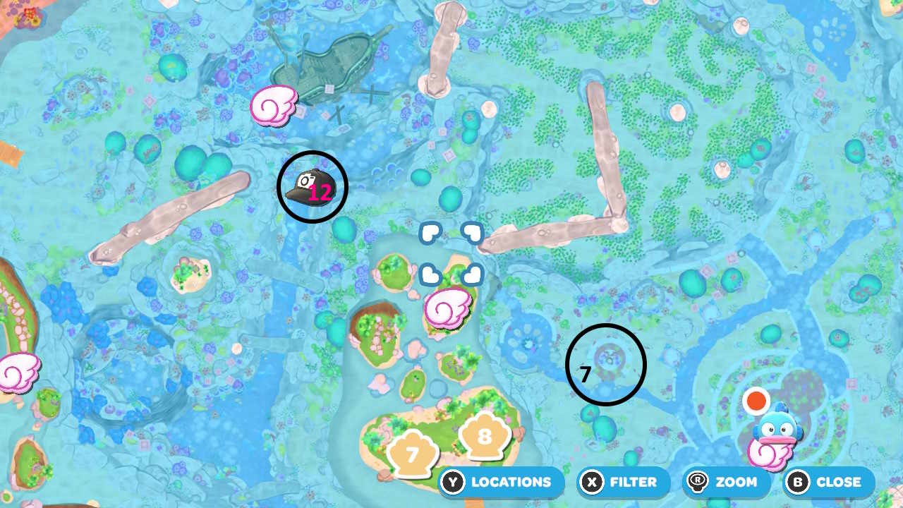 Rainbow Reef nul locations in Hello Kitty Island Adventure.