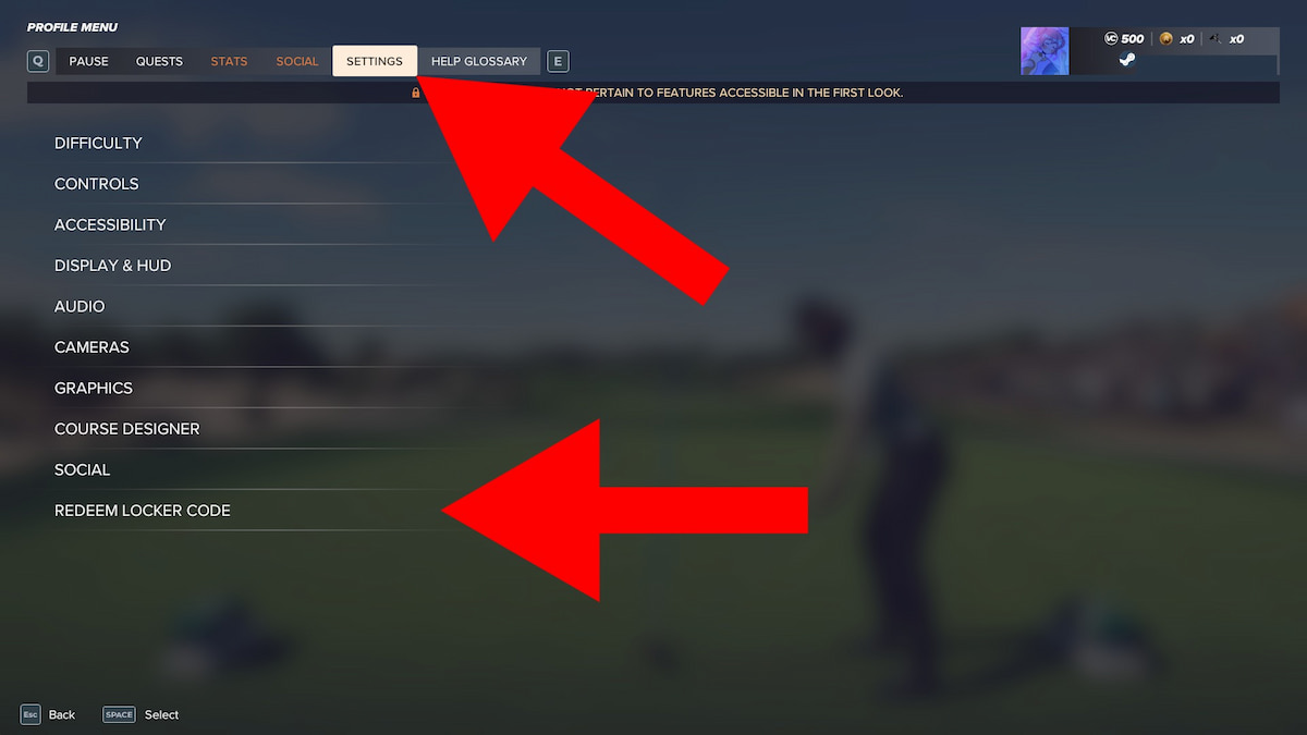 How to redeem PGA TOUR 2K25 locker codes