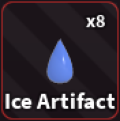 ice artifact in verse piece