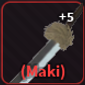 maki sword/weapon in verse piece