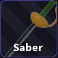 saber sword/weapon in verse piece