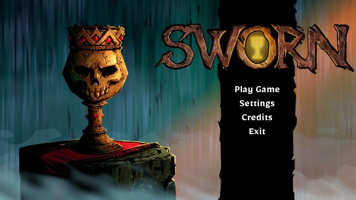 SWORN title screen.