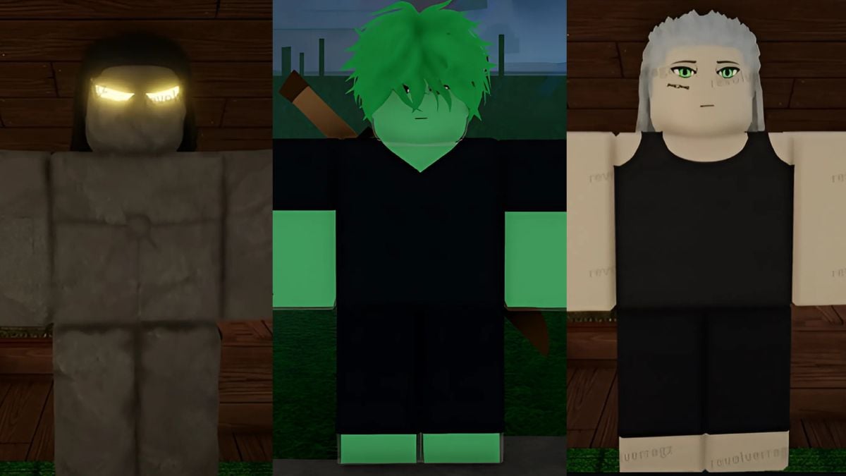 Different races in Rune Slayer Roblox experience standing in a line